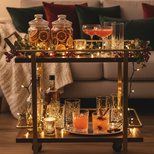 🥂 The Art of the Modern Bar Cart: Style, Flavor, and Dried Fruit Magic