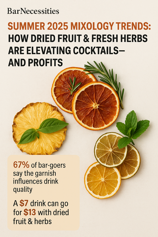 🍊 Summer 2025 Mixology Trends: How Dried Fruit & Fresh Herbs Are Elevating Cocktails—and Profits