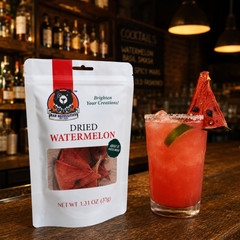Dried Watermelon Cocktail Garnish Slices – Sweet Summer Red (15+ Pieces)