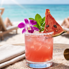 Dried Watermelon Cocktail Garnish Slices – 1 lb Bulk Bag