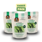 Dried pomelo strips 3-pack with 60+ thick-cut citrus slices for cocktails and desserts