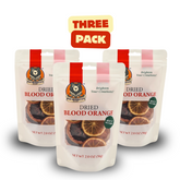 Dried blood orange slices 3-pack with 45+ pieces for cocktail garnish and upscale food styling