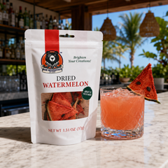 Dried Watermelon Cocktail Garnish Slices – Sweet Summer Red (15+ Pieces)