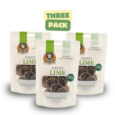 Dried lime slices 3-pack for cocktail garnishes and culinary styling
