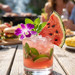 Dried Watermelon Cocktail Garnish Slices – Sweet Summer Red (15+ Pieces)