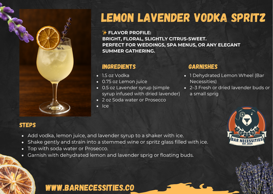 Lemon Lavender Vodka Spritz