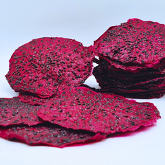 Bold magenta dragon fruit slices for signature cocktails, desserts, and charcuterie boards