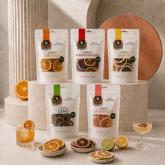 5 Pack Citrus Collection – Premium Dried Cocktail Garnishes