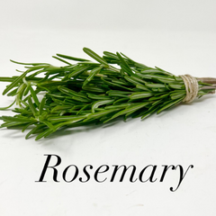 Fresh rosemary sprigs in a 4 oz bundle, ideal for cocktails and savory dishes