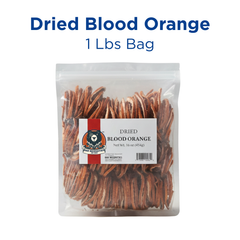 Dried Blood Orange Cocktail Garnish Slices – 1 lb Bulk