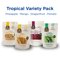 Tropical Dried Fruit Cocktail Garnish Pack – Pineapple, Mango, Dragon Fruit & Pomelo (75+ Pieces)