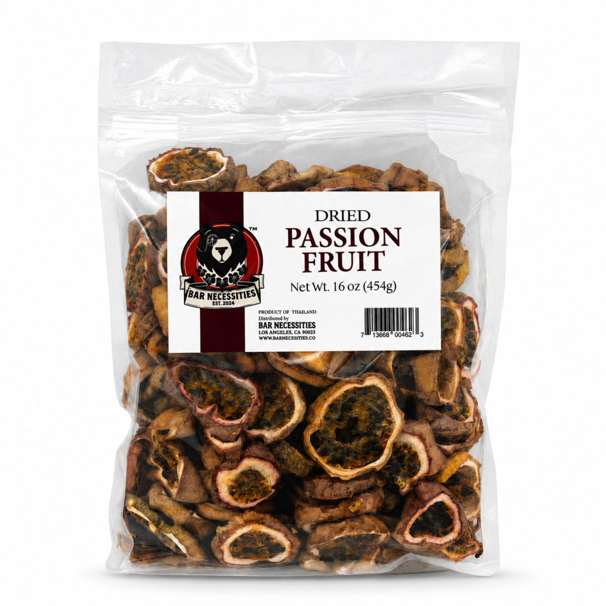 Dried Passion Fruit Cocktail Garnish Slices – 1 lb Bulk Bag