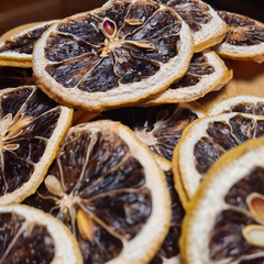  dried lemon slices in eco-friendly bags for bar and kitchen use