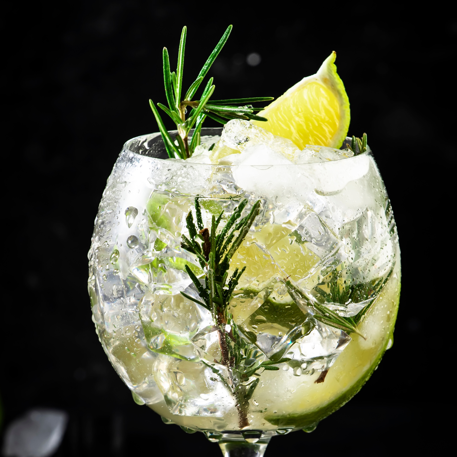 Gourmet rosemary sprigs used in mixology, cooking, and natural food styling