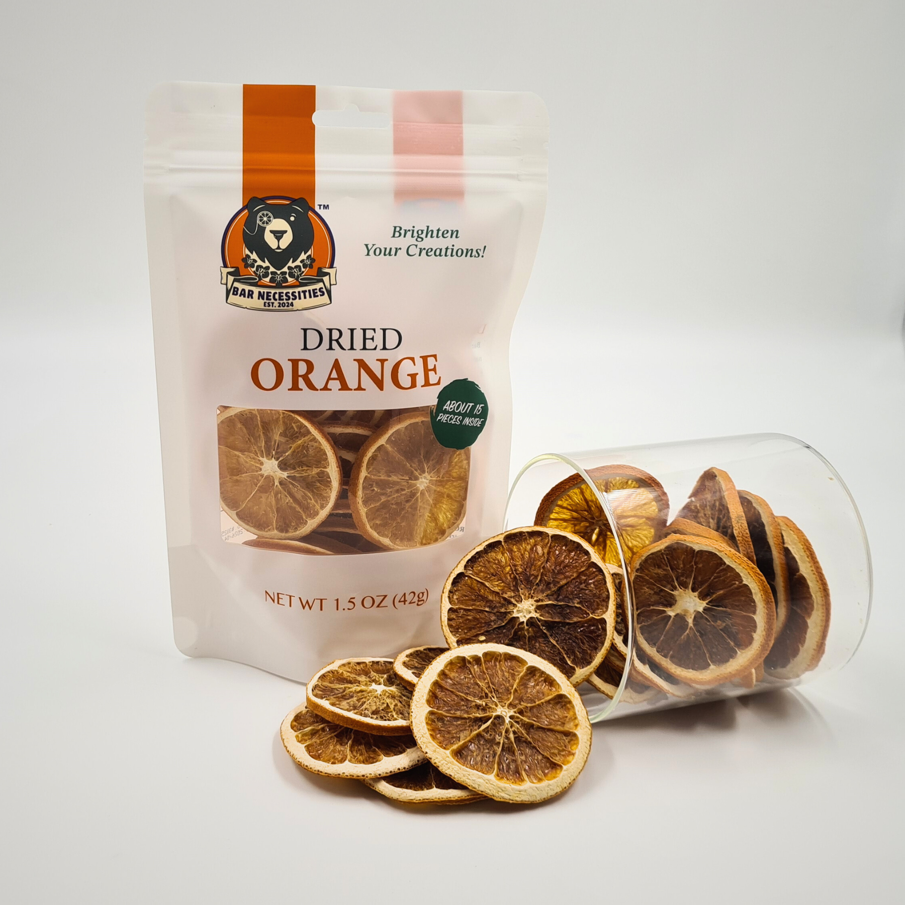 Dried citrus wheels for mixologists, chefs, and DIYers seeking visual appeal