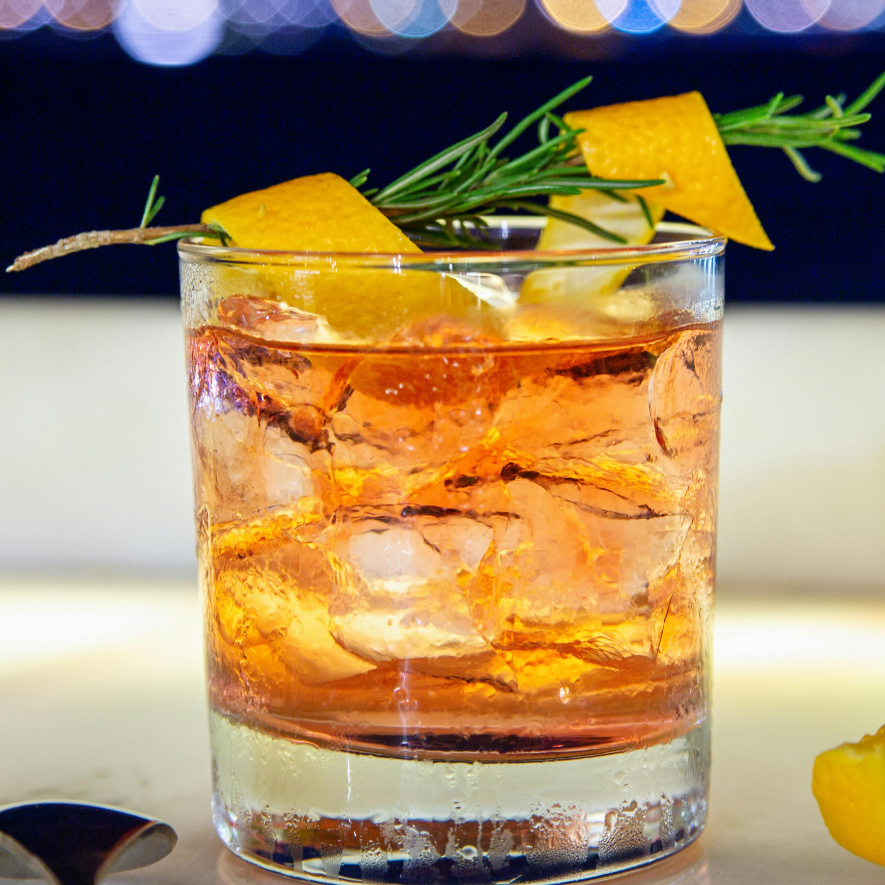 Fresh-cut rosemary bunch for infusing drinks, garnishing plates, or grilling meats