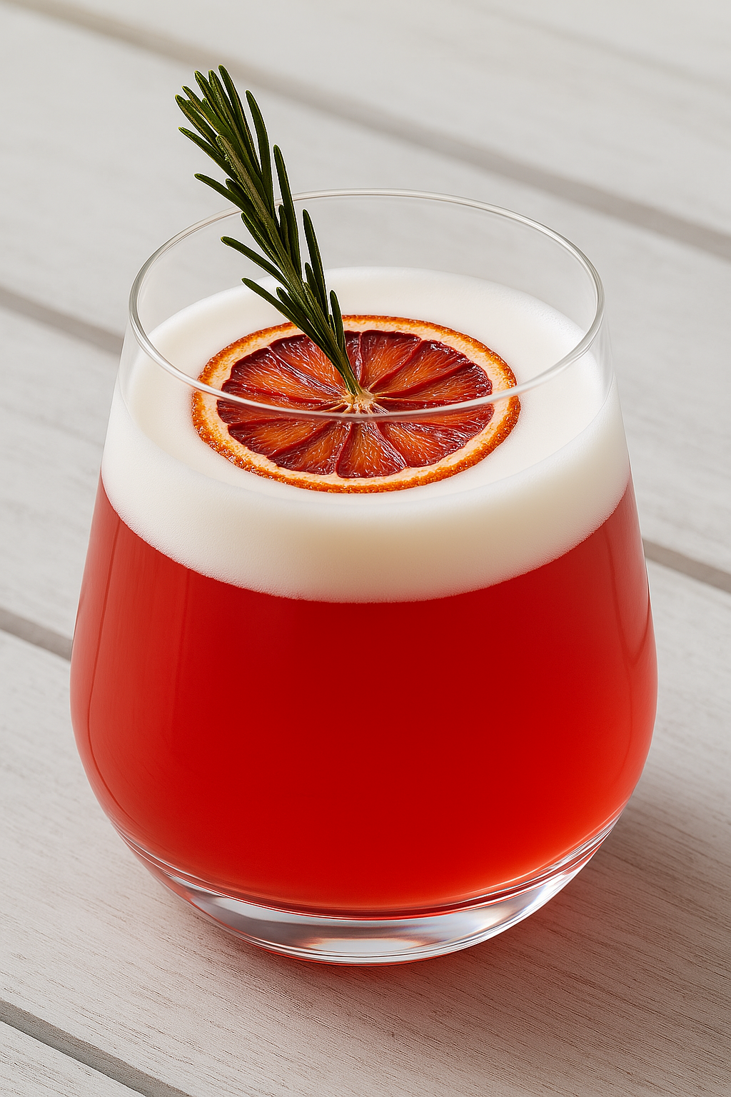 Professional-grade blood orange garnish for mocktails, desserts, and grazing platters