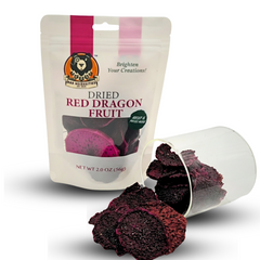 Dried Red Dragon Fruit Slices – 3 Pack (3 x 2 oz Bags, 45+ Slices Total)